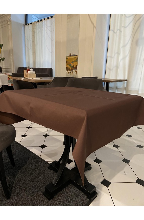 "Chocolate" Tablecloth with Teflon coating 